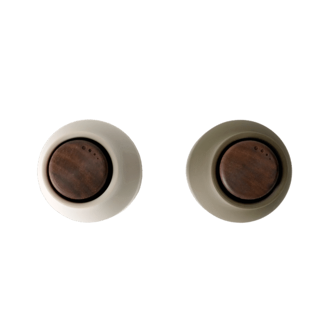 Bottle Grinder 2 pcs, Hunting Green-Beige-Walnut – Bild 2